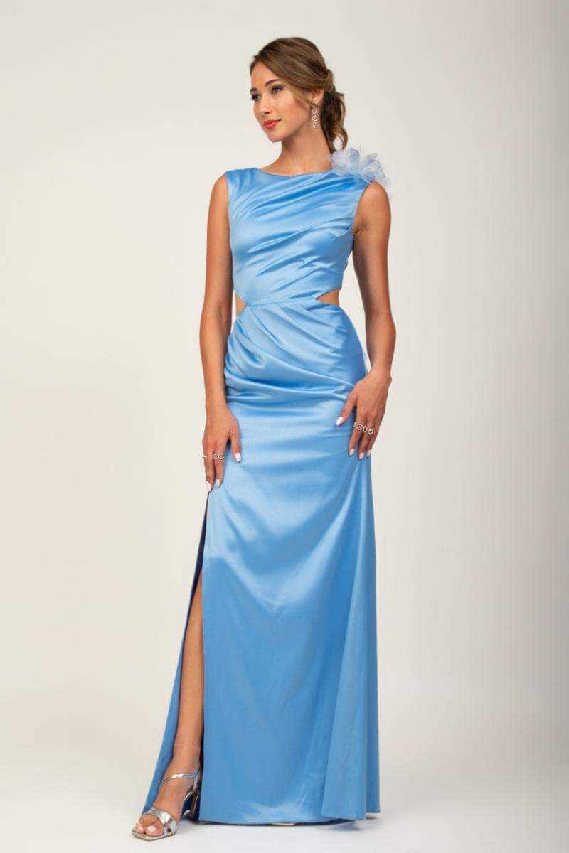 Maxi φόρεμα με άνοιγμα στην μέση