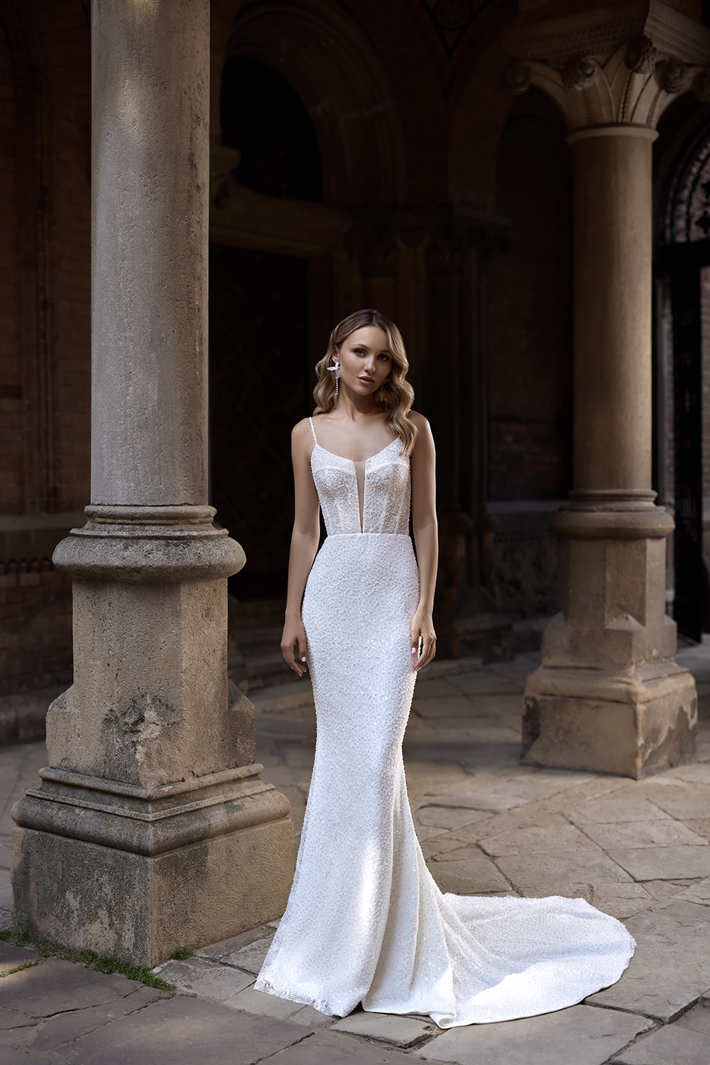 Εντυπωσιακό γοργονέ νυφικό