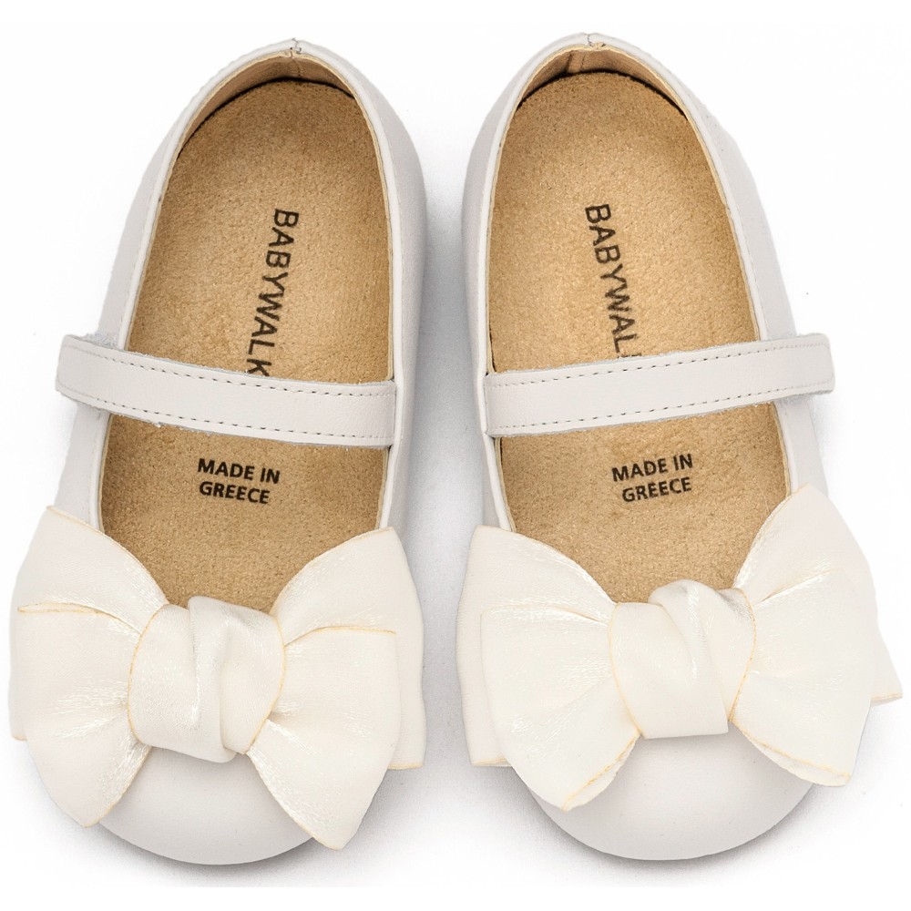 vaptistika-papoutsia-koritsi-babywalker-bw4857-white