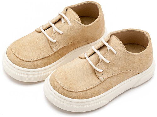 Βαπτιστικό παπούτσι Δετό καστόρινο μοκασίνι