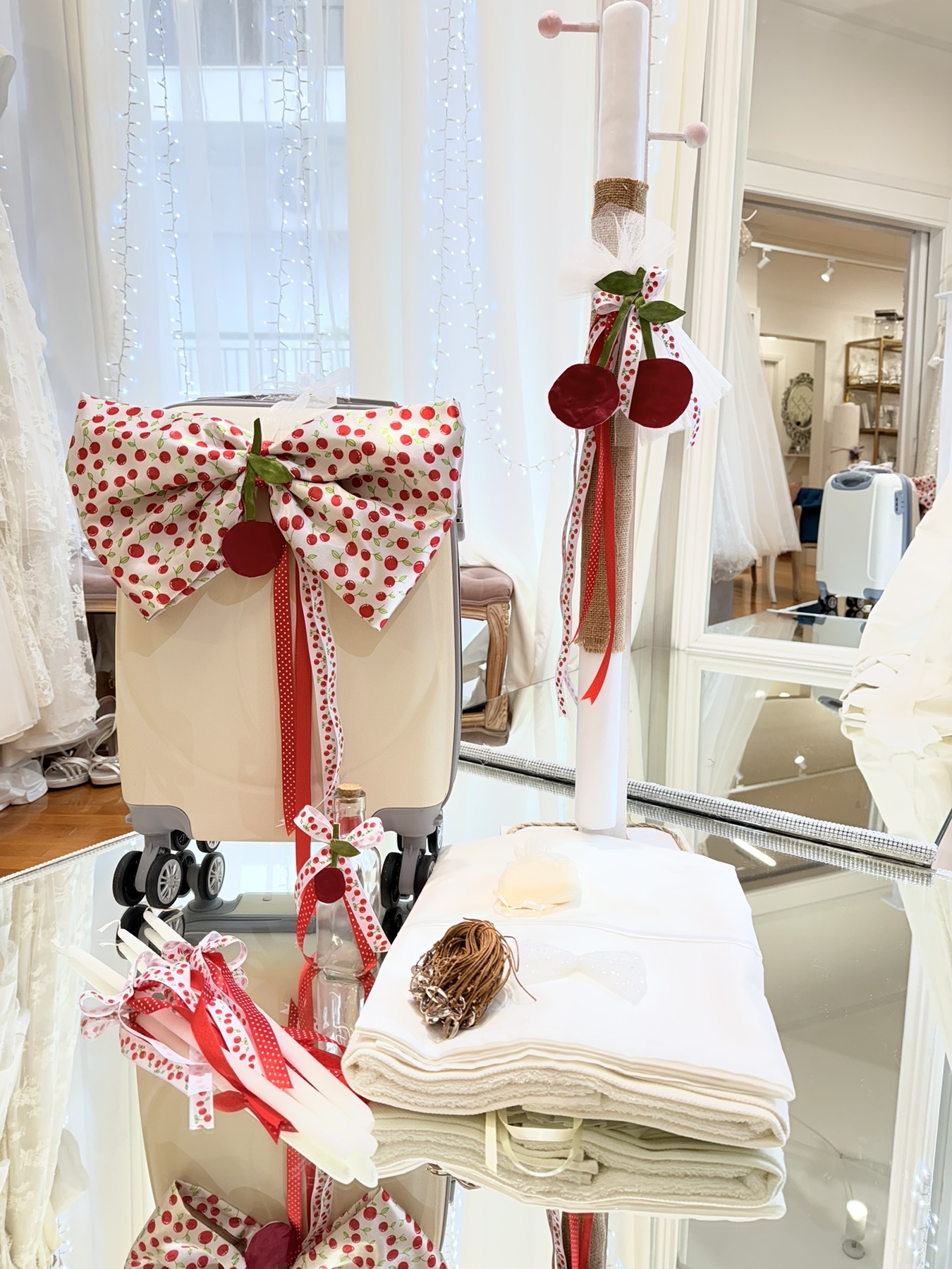 Ολοκληρωμένο πακέτο βάπτισης με θέμα Κερασάκι