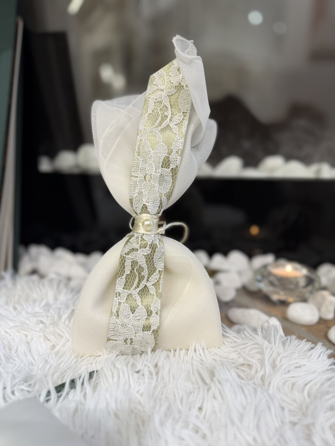 Μπομπονιέρες Βάπτισης - Γάμου πουγκί